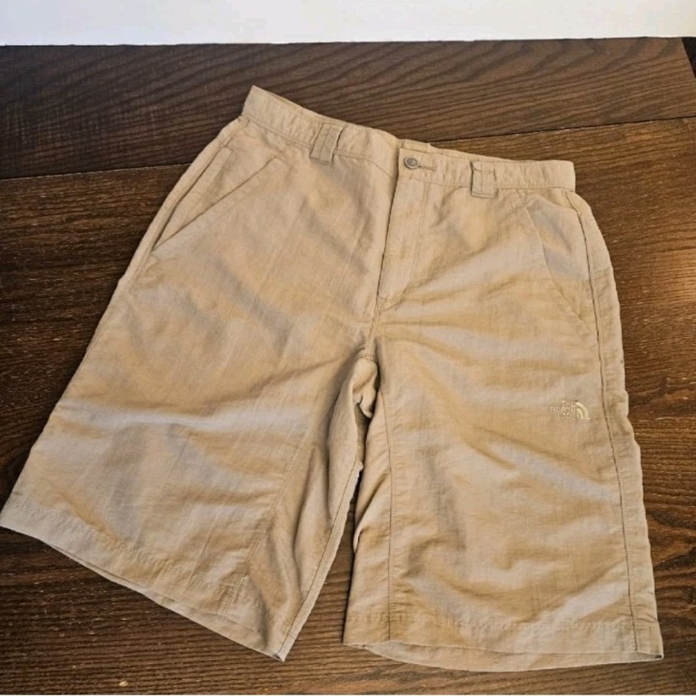 VTG The North Face Horizon Hiking Shorts Men's 32 Tan Canvas Quick Dry S07 AH6L
